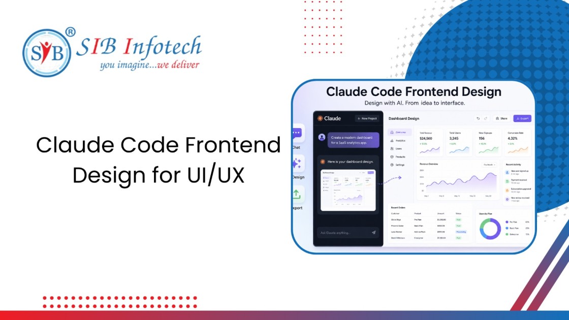 How to use Claude Code frontend design plugin, an AI design interface showing chat and canvas with UI prototype