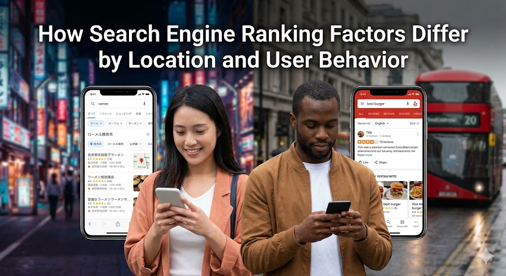 How Search Engine Ranking Factors Differ by Location and User Behavior